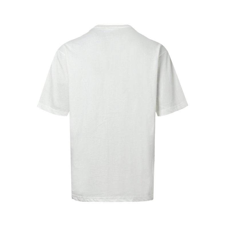 White Pocket T-Shirt with Chest Logo view