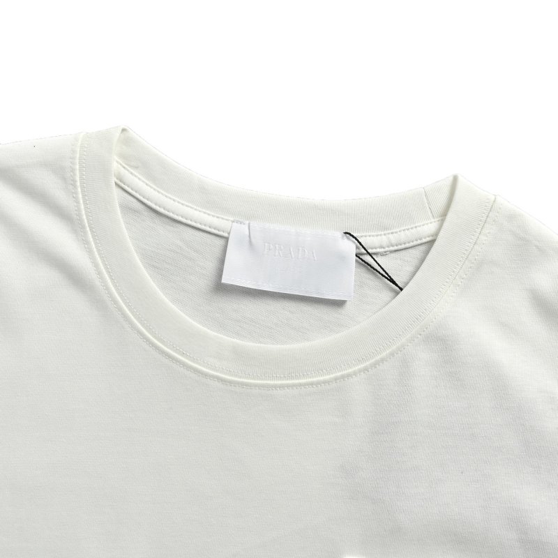 White Pocket T-Shirt with Chest Logo view