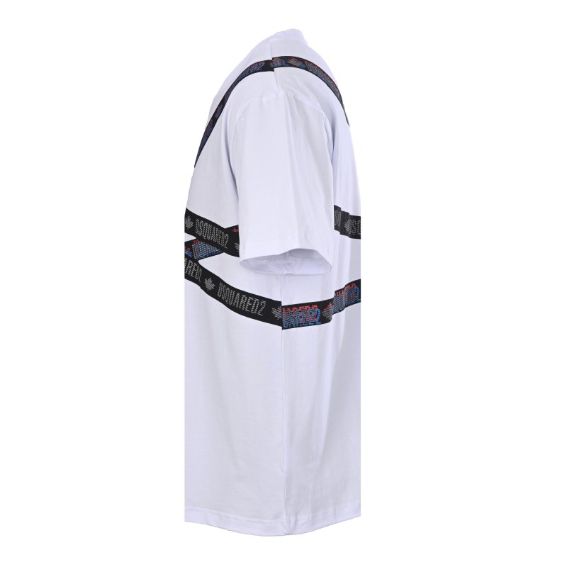 Dsquared2 White Logo Tape T-Shirt view