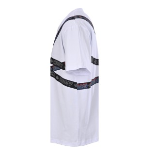 Dsquared2 Cross-Tape Logo White T-Shirt view 2