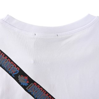 Dsquared2 Cross-Tape Logo White T-Shirt view 7