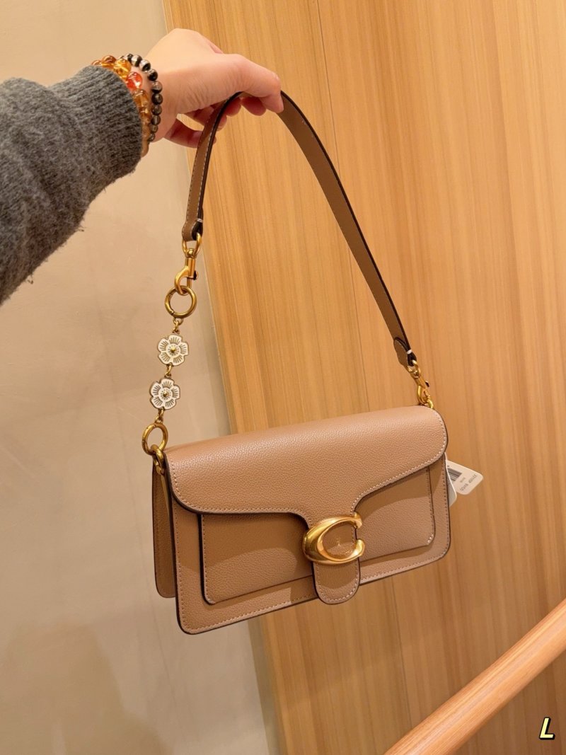 Coach Tabby White Leather Shoulder Bag view