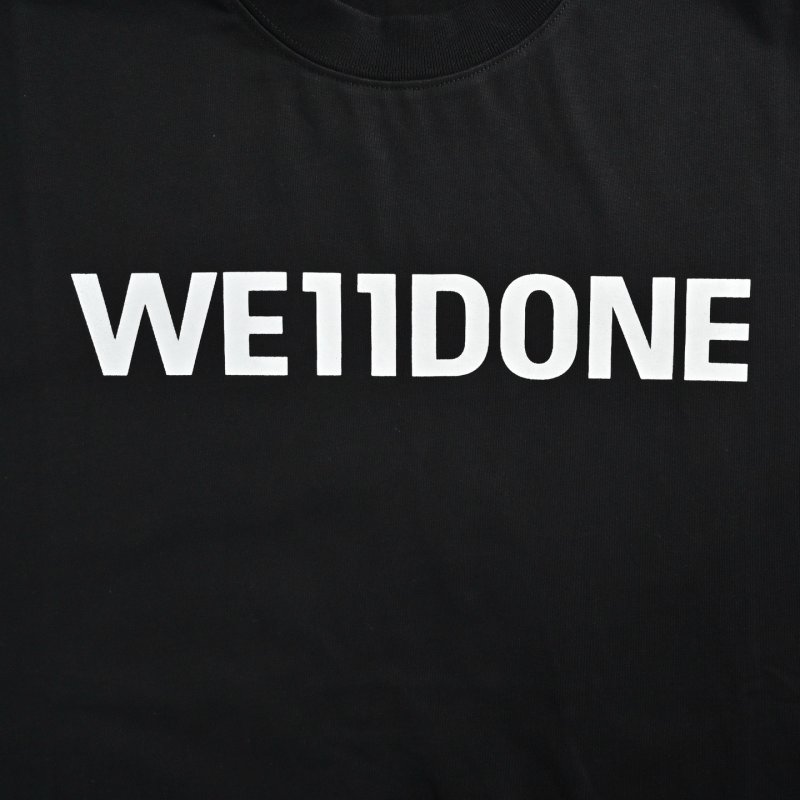 We11Done Logo Black T-Shirt view
