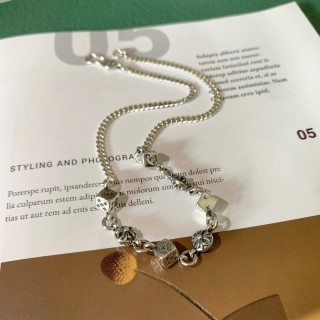 Chrome Hearts Dice Pendant Silver Chain Necklace