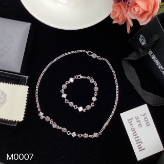 Chrome Hearts Dice Pendant Silver Chain Necklace view 5