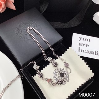 Chrome Hearts Dice Pendant Silver Chain Necklace view 7