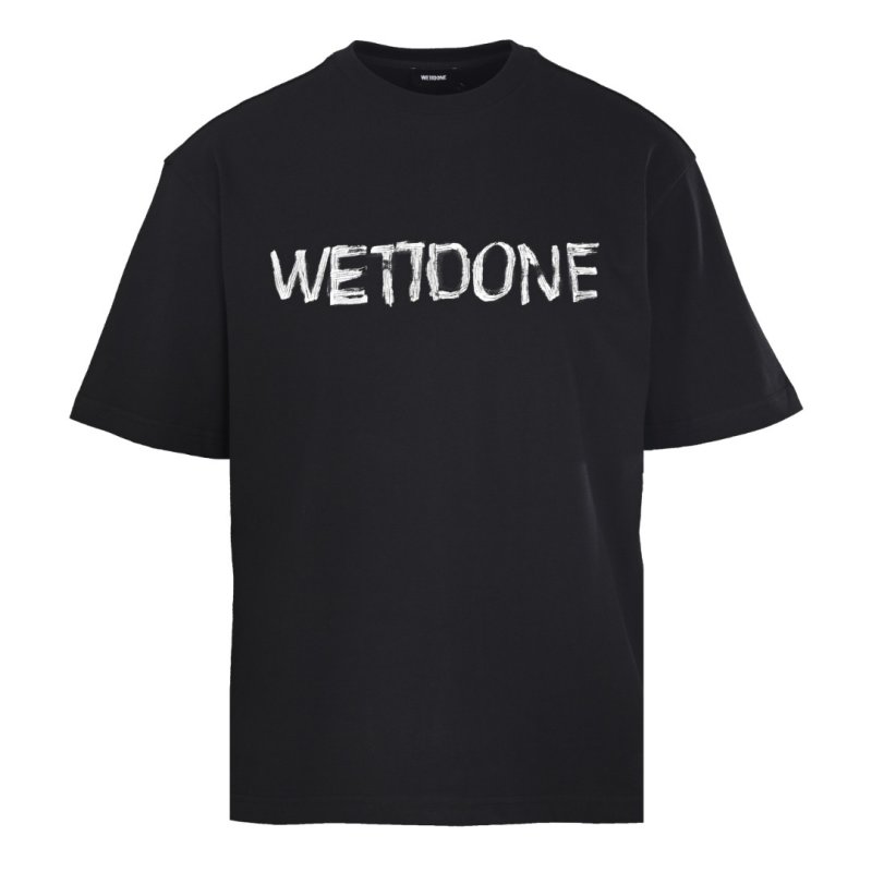 Black Welcome Oversized Short Sleeve T-Shirt view