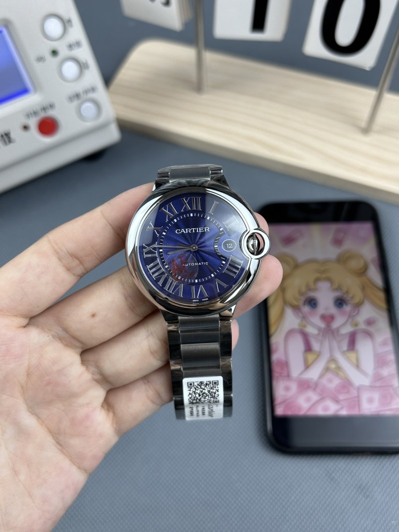 Cartier Ballon Bleu 40mm Blue Dial Automatic Watch