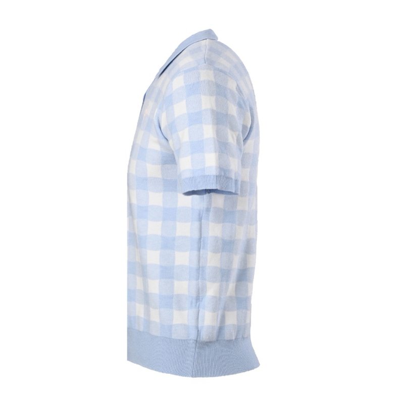 Polo Ralph Lauren Women's Gingham Polo Shirt Light Blue view