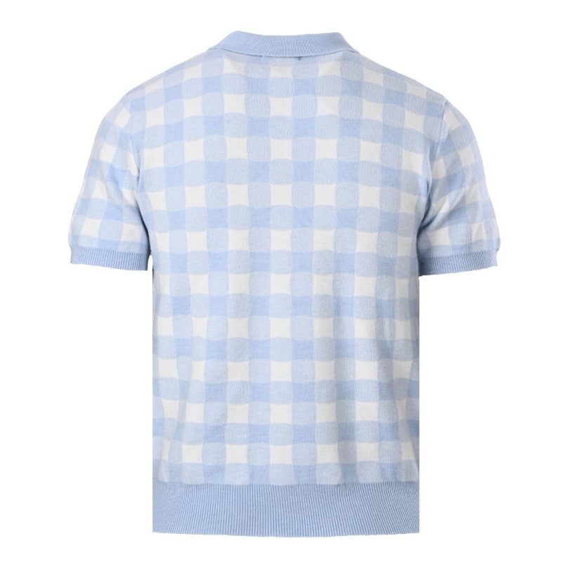 Polo Ralph Lauren Women's Gingham Polo Shirt Light Blue view