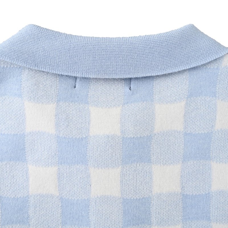 Polo Ralph Lauren Women's Gingham Polo Shirt Light Blue view
