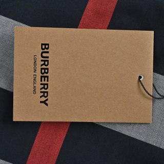 Burberry Check Classic Short-Sleeve Shirt Navy view 8
