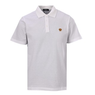 Versace White Medusa Logo Polo Shirt view 10