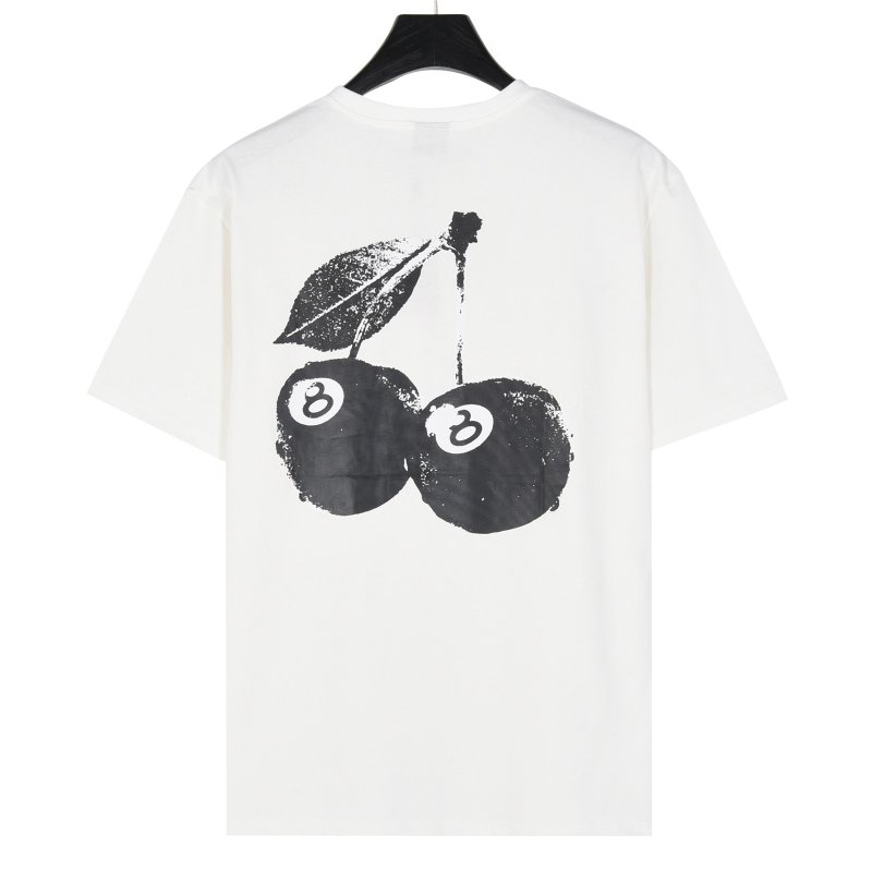 Stüssy Logo Oversized Cream T-Shirt view