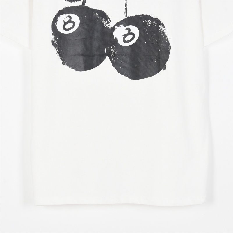 Stüssy Logo Oversized Cream T-Shirt view