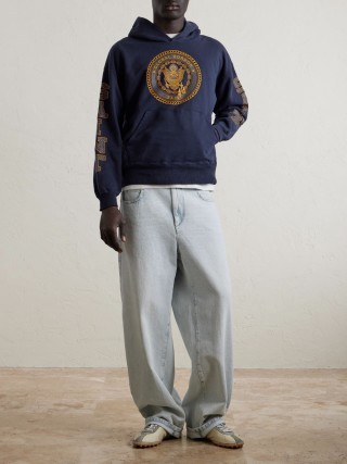 Polo Ralph Lauren Navy Global House Crest Hoodie view 6