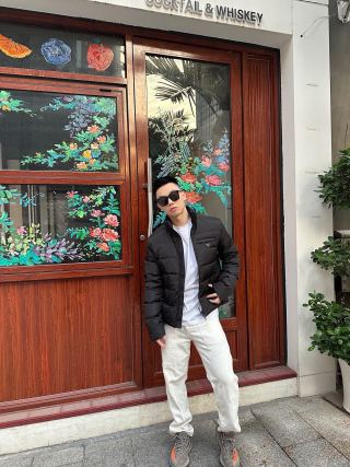 Prada Black Quilted Down Jacket view 5