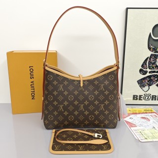 Louis Vuitton Carryall Monogram Canvas Shoulder Bag with Detachable Pouch view 2