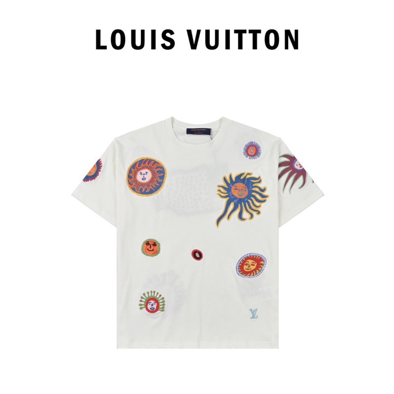 Colorful Graphic Print White Short Sleeve T-Shirt view