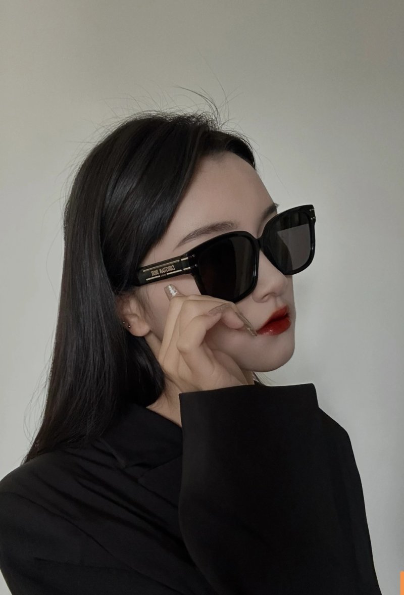 Dior Black Square Sunglasses view