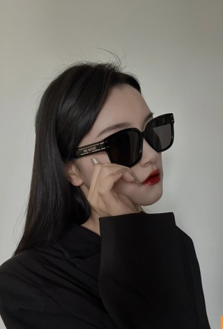 Dior Black Square Sunglasses view 2