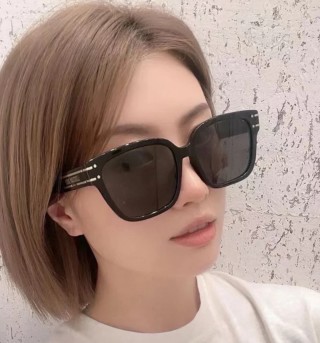 Dior Black Square Sunglasses view 5