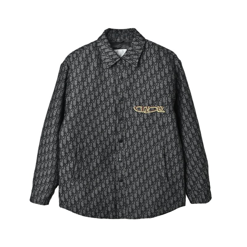 Dior Monogram Quilted Jacket Black view
