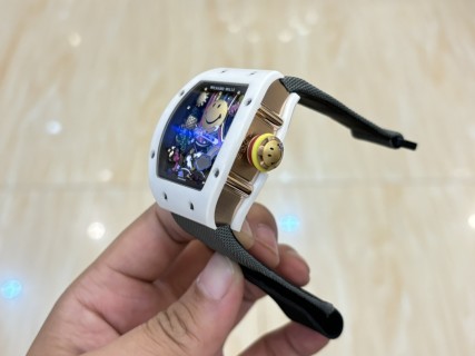 Richard Mille RM 88 Smiley Automatic Tourbillon White view 3