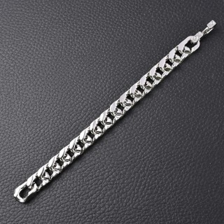 Louis Vuitton LV Chain Links Silver Bracelet view 2