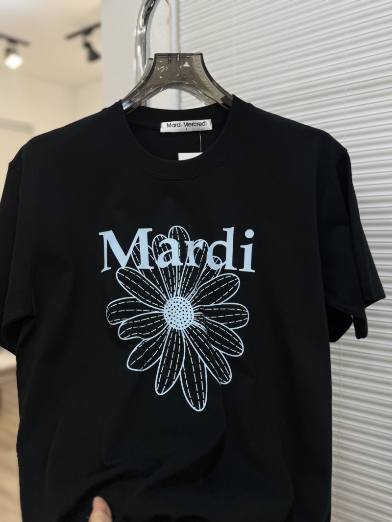 Mardi Mercredi Daisy Logo T-Shirt White view