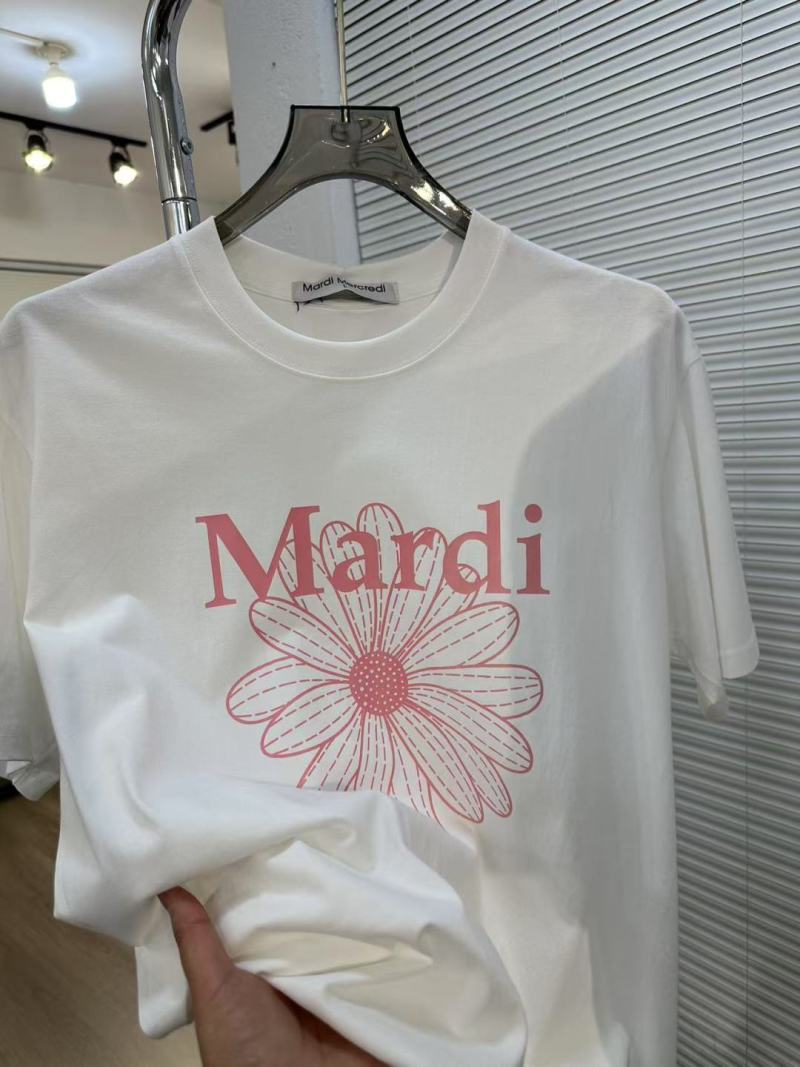 Mardi Mercredi Daisy Logo T-Shirt White view