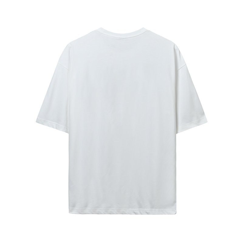 Gucci Inspired Classic Logo Stripe White T-Shirt view