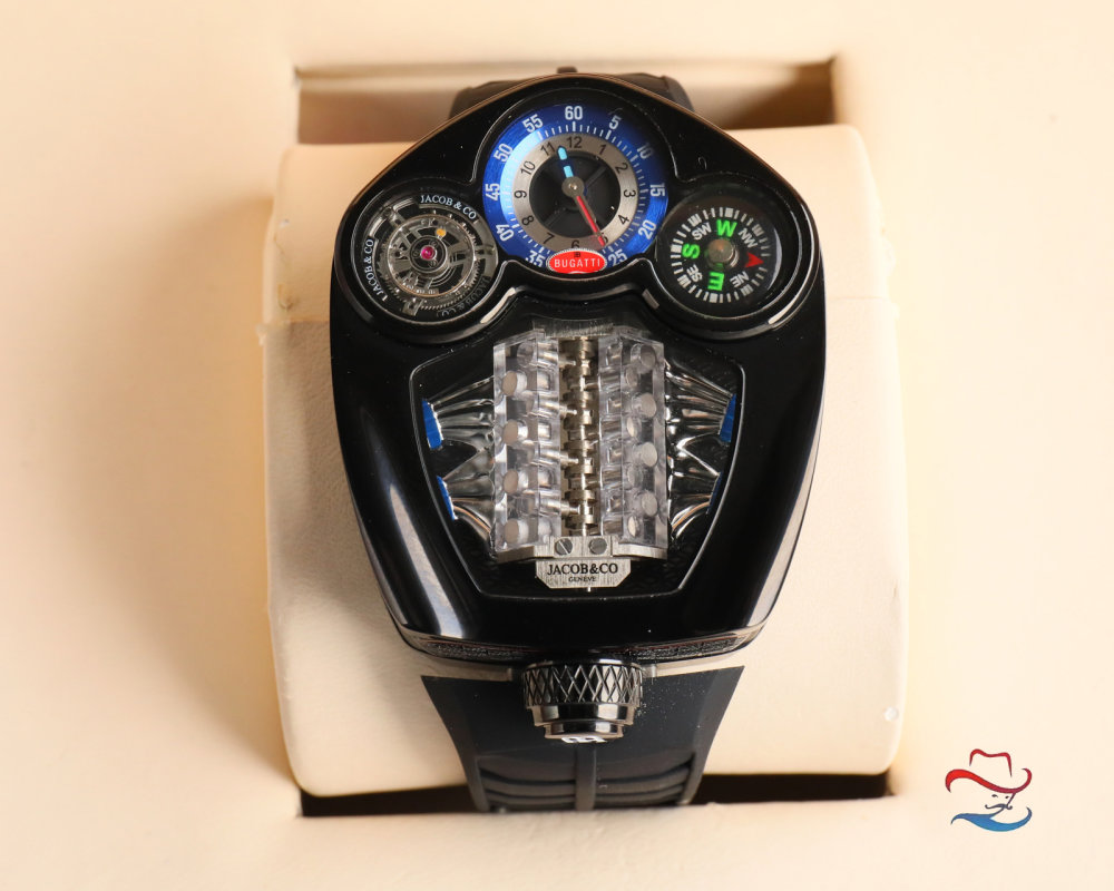 Jacob & Co Bugatti Tourbillon Rose Gold Watch view