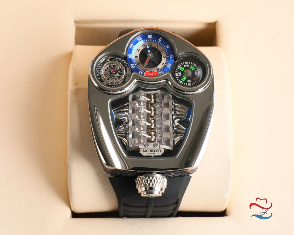 Jacob & Co Bugatti Tourbillon Rose Gold Watch view