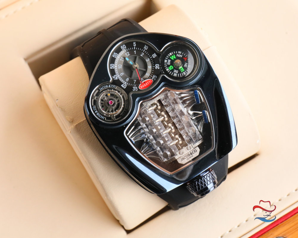 Jacob & Co Bugatti Tourbillon Rose Gold Watch view