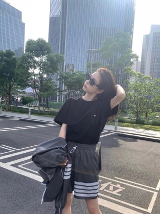 Black Classic Short Sleeve T-Shirt with Small Logo