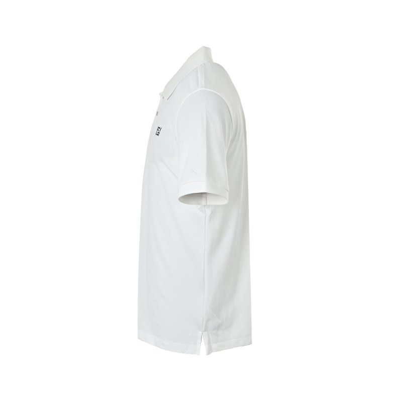 Fendi White Short Sleeve Polo Shirt view