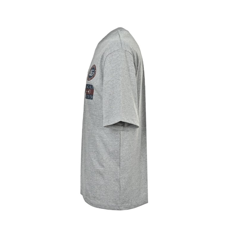 Gucci GG Logo Print Grey T-Shirt view