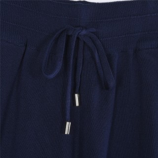 Essentials Navy Striped Shorts White Trim view 7