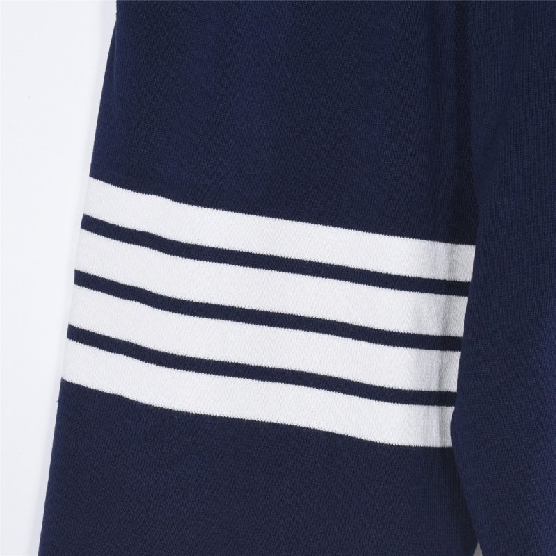 Essentials Navy Striped Shorts White Trim view