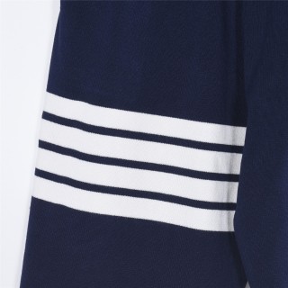 Essentials Navy Striped Shorts White Trim view 9