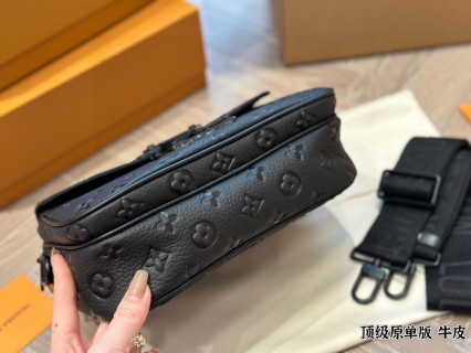 Louis Vuitton S-Lock Monogram Crossbody Bag Black view 4