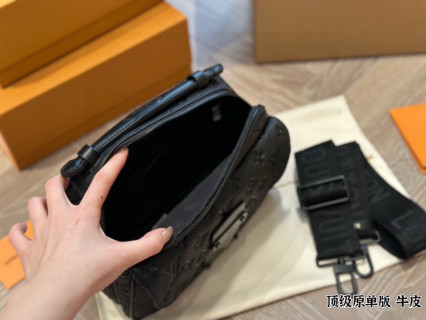 Louis Vuitton S-Lock Monogram Crossbody Bag Black view 9
