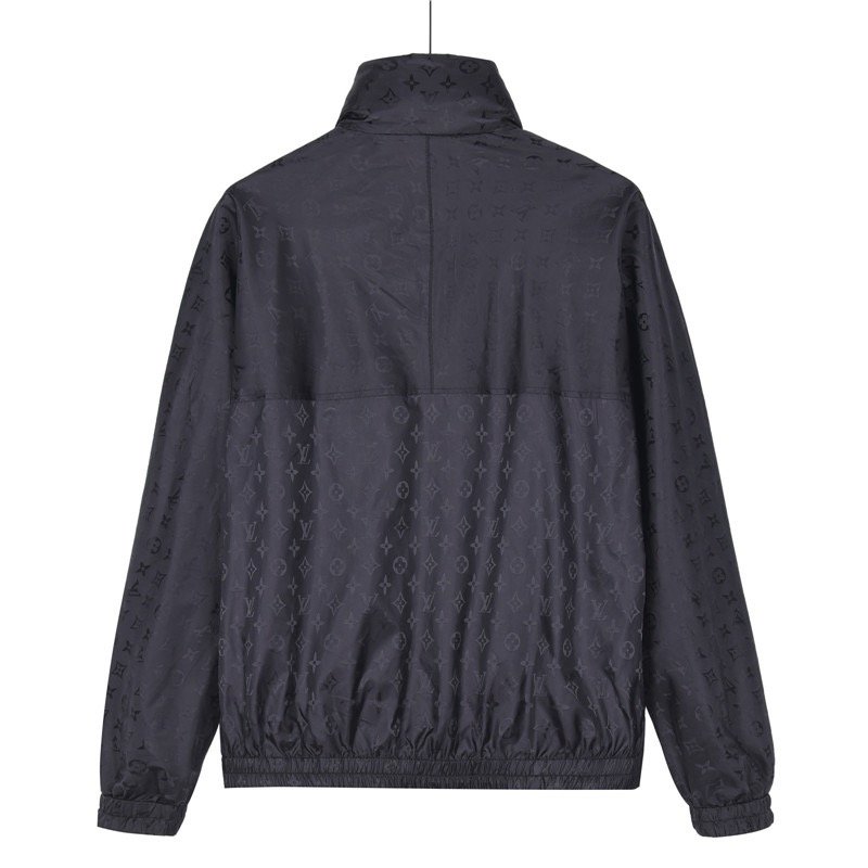 Black Monogram Lightweight Zip Jacket view