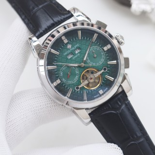 Patek Philippe Chronograph Rose Gold Green Dial Automatic Watch view 3