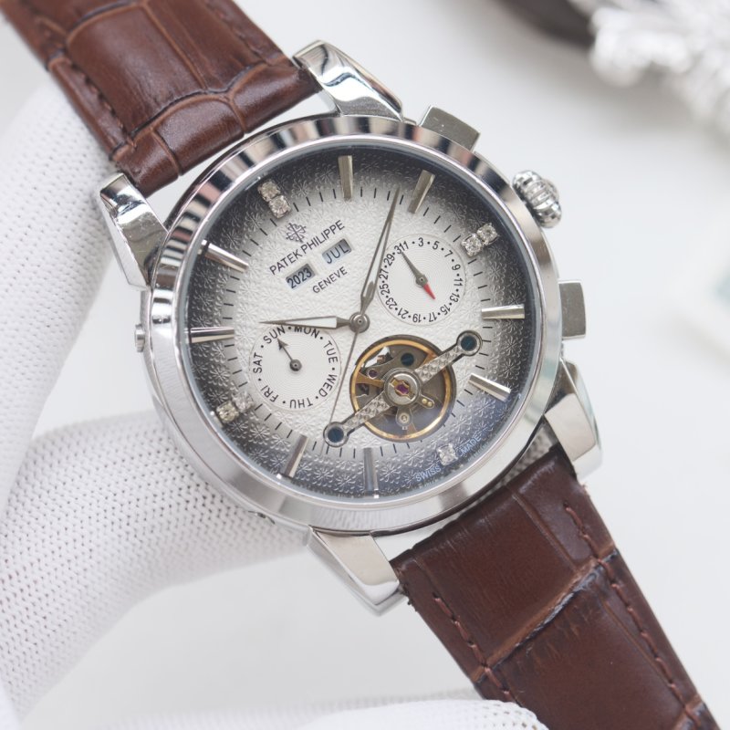 Patek Philippe Chronograph Rose Gold Green Dial Automatic Watch view