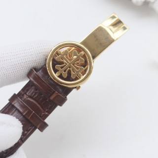 Patek Philippe Chronograph Rose Gold Green Dial Automatic Watch view 9