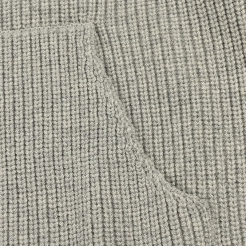 Celine Logo Waffle Knit Hoodie Grey view