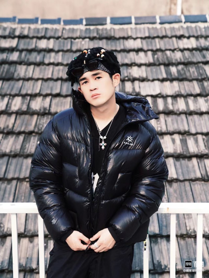 Black Quilted Puffer Down Jacket
