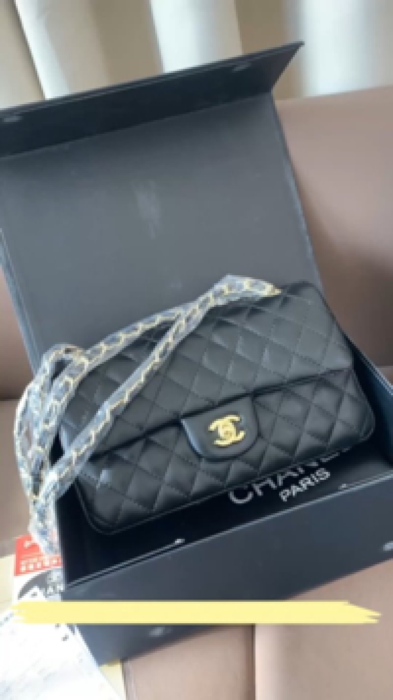 Chanel Classic Flap Bag Black Quilted